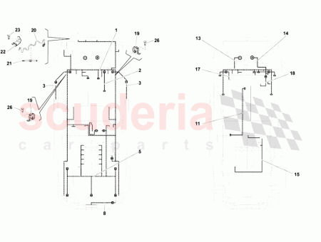 Photo of KABELBAUM BEIFAHRERSEITE SCHUBLADE AB VIN DLA13011…
