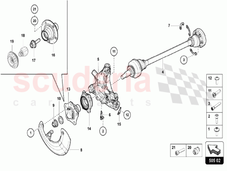 Photo of LINKE HINTERE OMOKINETISCHE ANTRIEBSWELLE WENDEN SIE SICH AN…