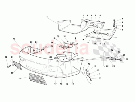 Photo of BEFESTIGUNGSB GEL F R HINTERE STOSSSTANGE…