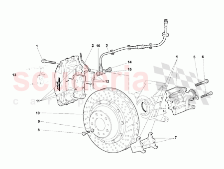 Photo of SCHWARZER BREMSSATTEL RECHTS HINTEN…