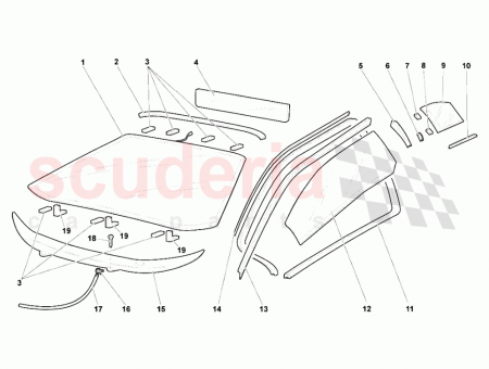 Photo of VIERTEL FENSTER GLAS UNTERLEGSCHEIBE…