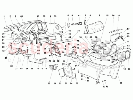 Photo of ARMLEHNENPOLSTERUNG SCHALTGETRIEBE KARBON INTERIEUR…