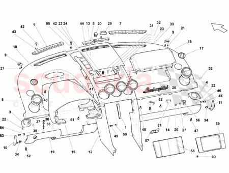 Photo of MITTELTEIL DES ARMATURENBRETTS F R DAS MODELL TRICOLORE…