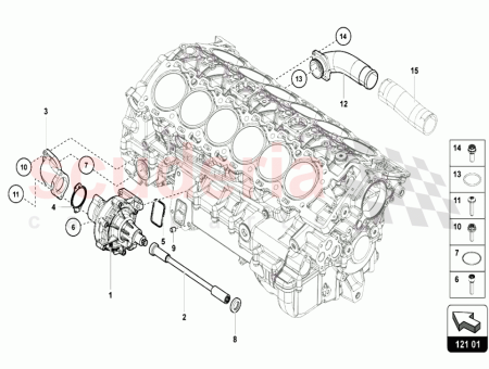 Photo of O RING COOLANT PUMP…