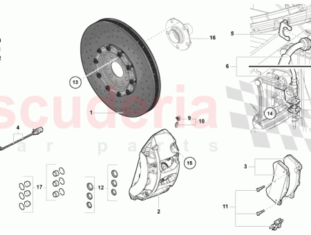 Photo of BREMSSATTEL OHNE BREMSBEL GE…