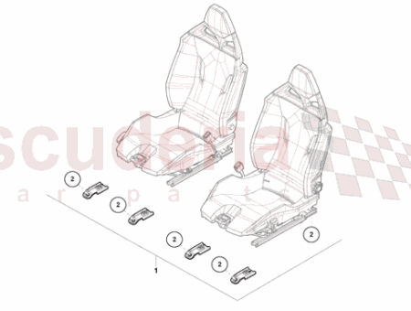 Photo of 1 SET ATTACHMENT PARTS FOR RETAINING BRACKET…