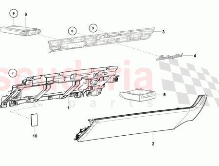 Photo of RAHMEN F R HANDSCHUHFACH…