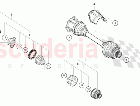 Photo of ANTRIEBSWELLE MIT GLEICHLAUFGELENKEN…