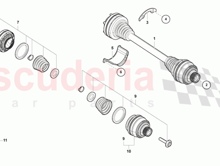 Photo of ANTRIEBSWELLE MIT GLEICHLAUFGELENKEN…