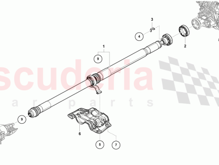 Photo of GELENKWELLE 2 TLG MIT ZWISCHENLAGER…