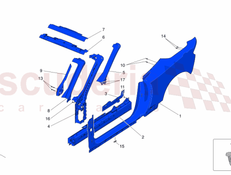 Photo of RH BODY SIDE ASSEMBLY…