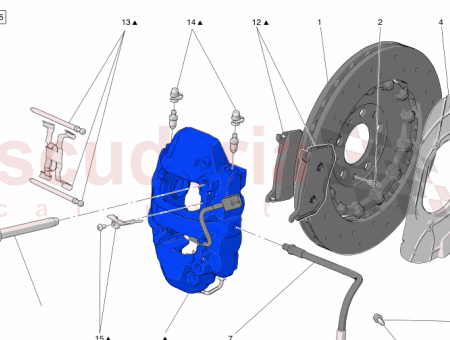 Photo of BREMSE HINTEN LINKS ROT…