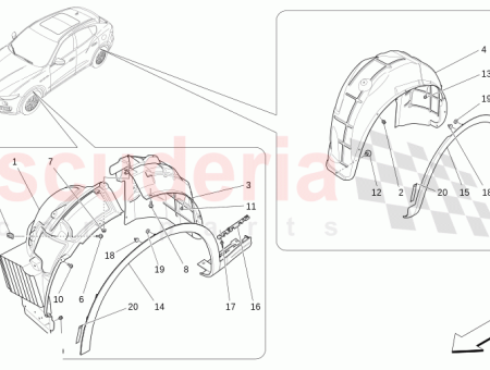 Photo of RADKASTENVERKLEIDUNG HINTEN RECHTS…