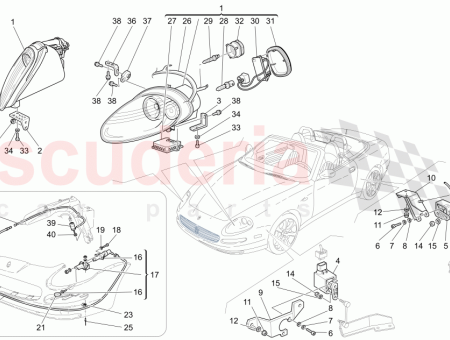 Photo of RECHTER SCHEINWERFER SILBER ALFIERI COD PPG 205605 ALFIERI…