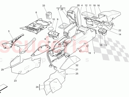 Photo of TUNNELABDECKUNG ARMLEHNE MARRONE CORNIOLA CORNIOLA BRAUN 094082770…