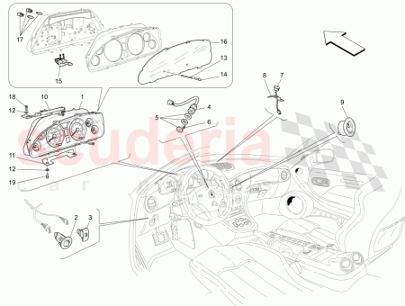 Photo of KOMPLETT KILOMETERZ HLER MEILEN INSTRUMENT…