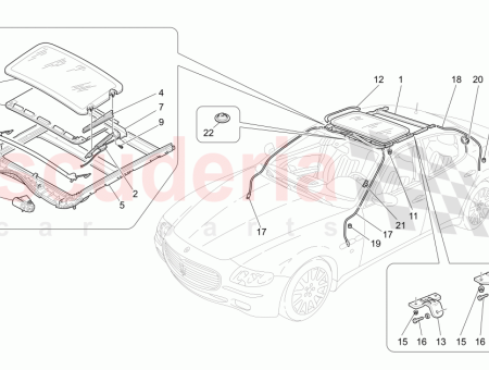 Photo of SONNENBLENDE ALCANTARA VERKLEIDUNG…