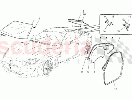 Photo of RH REAR SIDE GLASS GRAN TURISMO…