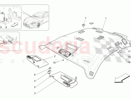 Photo of LINKE SEITE SONNENBLENDE MONTAGE HOME LINK INTEGRIERTER DREIKANALIGER…