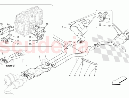 Photo of AUSPUFFVERL NGERUNGSROHR LINKE SEITE…