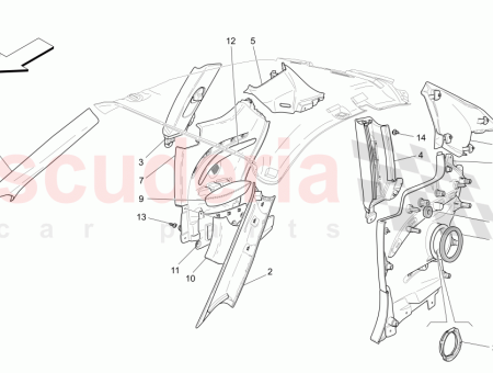 Photo of KOMPLETTE HINTERE SEITENVERKLEIDUNG RECHTS NUOVO SABBIA NUOVO SABBIA…