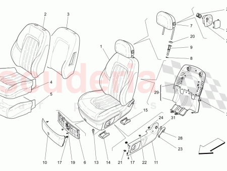 Photo of SITZGRUPPE VORNE RECHTS 8 FACH F R LIMOUSINE…