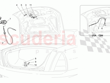 Photo of KOFFERRAUMSCHLOSS BOWDENZUG…