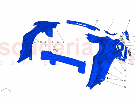 Photo of OSSATURA COMPL FIANCATA POST SX…