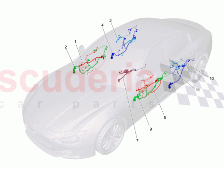 Photo of KABELBAUM LINKE VORDERT R BASIC SOUND SYSTEM 8…