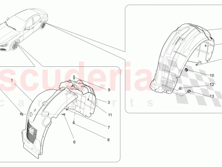 Photo of RH Front Wheel House Guard Rear Side…