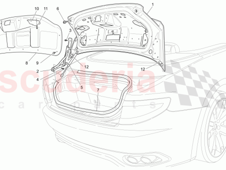 Photo of KOFFERRAUMDECKELSCHARNIER HINTEN RECHTS…