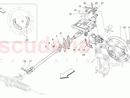 Photo of KOMPLETTES LENKRAD BIANCO PREGIATO PRIZED WHITE 094083984…