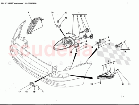 Photo of LINKE HALTERUNG ZUR BEFESTIGUNG DER SCHEINWERFEREINHEIT…