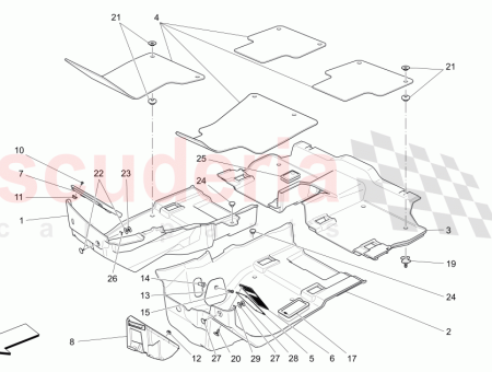 Photo of LINKE BEIFAHRERSEITE TEPPICH VIER ZONEN AUTOMATIK CLIMA EUROPA…