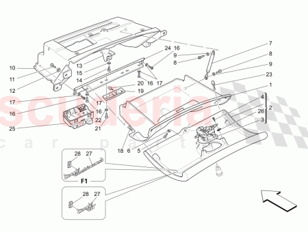 Photo of KOMPLETTER HANDSCHUHFACHAUSL SER BLAU MEDIO MITTELBLAU 364015383…