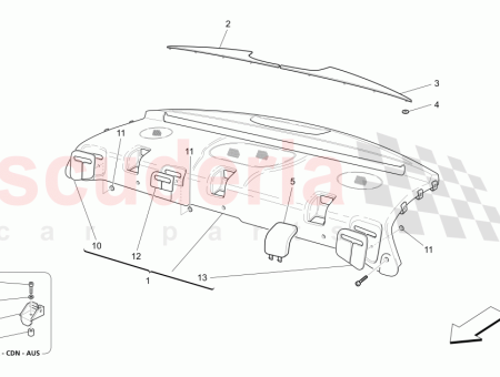 Photo of HECKSCHEIBE BLAU PROFONDITA PROFONDITA BLAU 094083590…