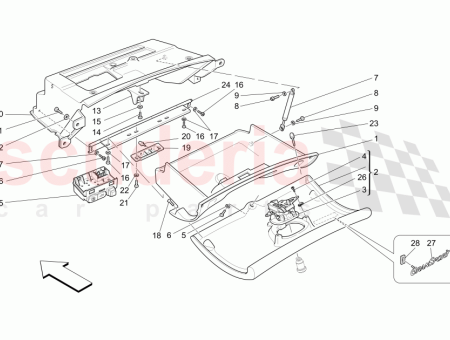 Photo of DASHBOARD HANDSCHUHFACH CONTAINER RAHMEN…