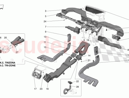 Photo of RH SEITE ARMATURENBRETT LUFTAUSLASS…