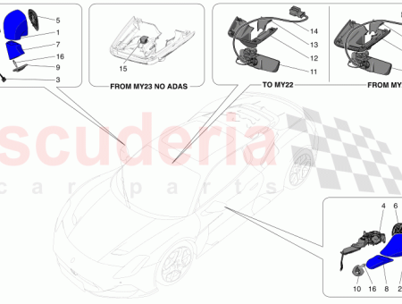 Photo of INNER REAR VIEW MIRROR SMALL PLATE…