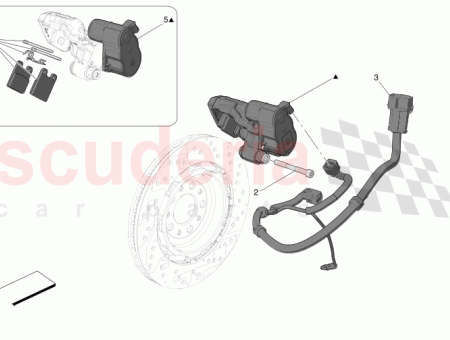 Photo of PARKING BRAKE CALIPER ASSEMBLY…