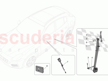 Photo of RH FRONT SEATBELT RETRACTOR…