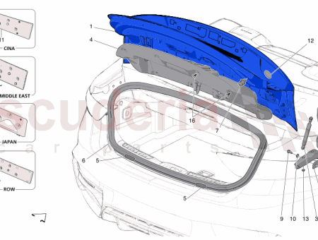 Photo of SCHARNIER KOFFERRAUMKLAPPE HINTEN LINKS…