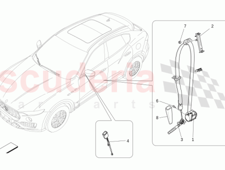 Photo of LINKE SEITE SICHERHEITSGURTSCHLOSS ABSCHNITT…