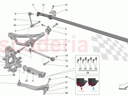 Photo of HINTERE VORSPUREINSTELLSTANGE…