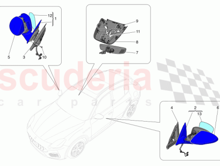 Photo of RH EXTERNAL REAR VIEW MIRROR ASSEMBLY…