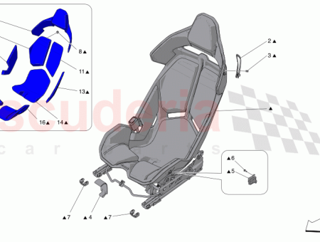 Photo of RH SADDLED PAD FRONT CUSHION…