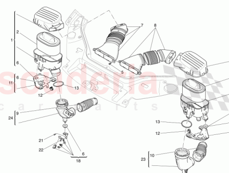 Photo of LUFTANSAUGSTUTZEN UNTEN RECHTS…