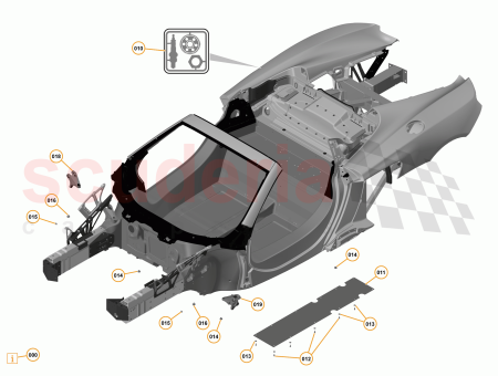 Photo of Tub Repair Assy Spider RHD 650S…