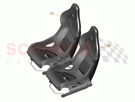 Photo of Sports Seat Wide Fixed Alcantara Passenger RHD 675LT…