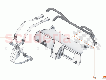 Photo of SIDEPLATE RH FIXED PASS 6PT HARNESS DF…
